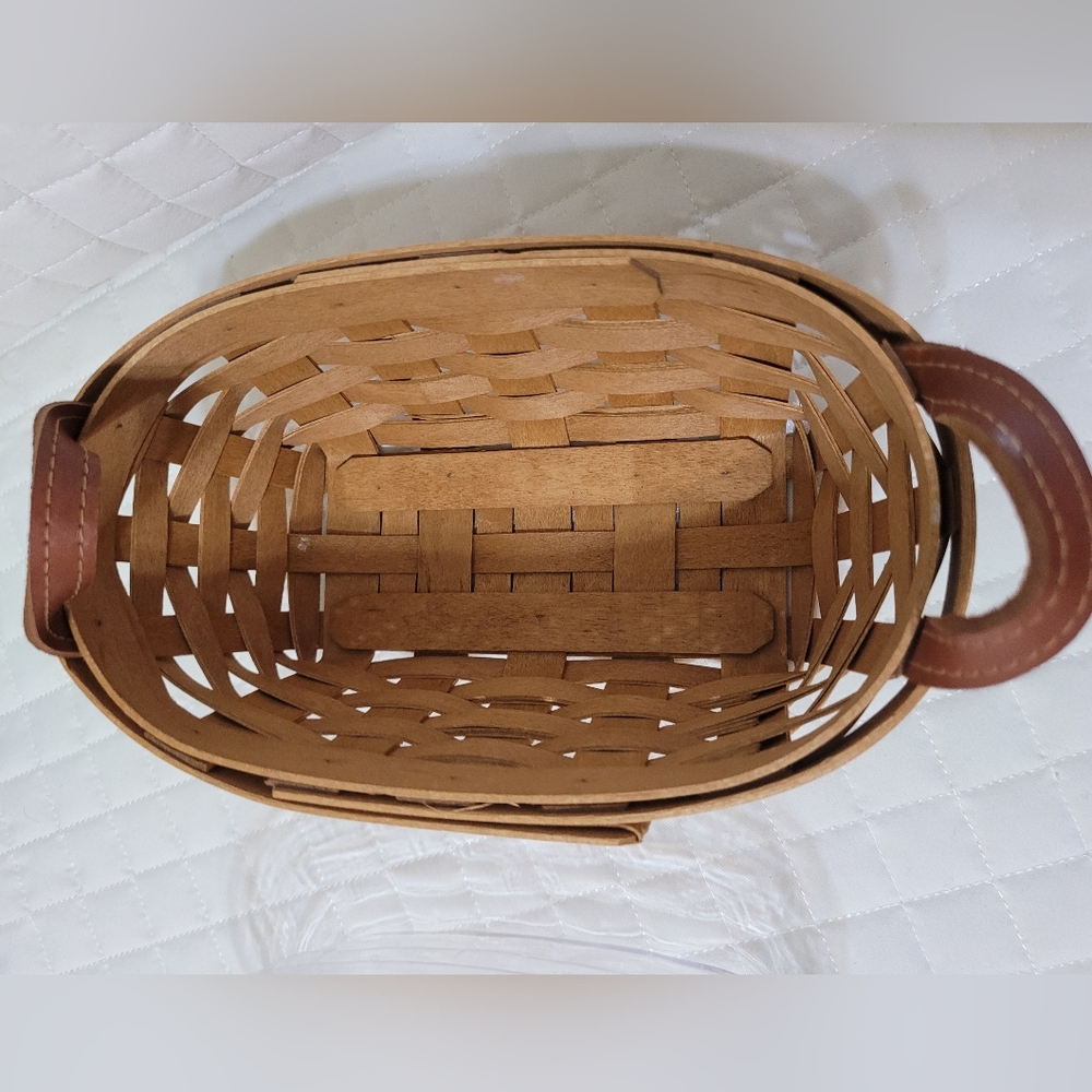 Longaberger 2005 Knick Knack Basket with Longaberger Plastic Protector, EUC - Picture 4 of 7
